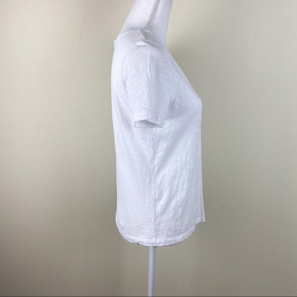 Draper James V-Neck T Shirt White - Picture 5 of 8